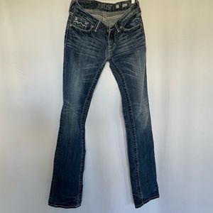 Miss me jeans, straight leg, size 27. Excellent condition.